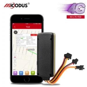 MiCODUS Car GPS Tracker 4G LTE FDD MV401G 9-72V Waterproof Cut Off Fuel Collision Alert 4G GPS Tracker Car Shock Alarm FREE APP
