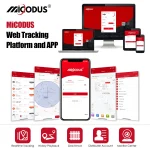 Micodus 4G Wireless Asset GPS Tracker 5500mAh Temperature Monitoring Fleet Management Car Tracking Device ML208G WIFI Position