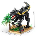 MOC Technology T-Rex Building Blocks Jurass Indominus Park Dinosaurs Pterosaur World DIY Assembly Dino Model Bricks Toy for Kids