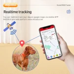 MiCODUS MP70G Waterproof Anti Riot Cattle Sheep Horse Hunting Dog Gps Tracking Device Collar Real Time Animal 4G Gps Pet Tracker