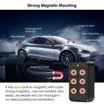 MiCODUS Car GPS Tracker 4G ML500G Waterproof 5000mAh Magnetic GPS Tracking Device Temperature and Voice Monitor Lifetime Fee APP