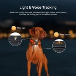 MiCODUS 4G Dog GPS Tracker Real TimeTracking Device MP50G 4000mAh Waterproof IPX7 Light and Voice Tracking Collar GPS Tracker