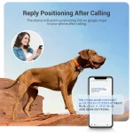 MiCODUS 4G MP50G Animals GPS Tracker 4000mAh Motion/No Motion Alarm Light and Voice Tracking Waterproof Collar GPS Tracker