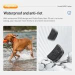 Android ios Micodus MP50G 4000mAh Waterproof 4G Animal Hound GPS Tracking Device With Collar Hunting Dog GPS Tracker