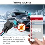 4G Relay GPS Car Tracker Motorcycle GPS Tracking Device MiCODUS MV730G ACC Engine Status Detection Cut off Fuel No Monthly Fee