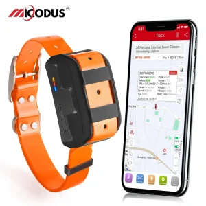MiCODUS MP70G Waterproof Anti Riot Cattle Sheep Horse Hunting Dog Gps Tracking Device Collar Real Time Animal 4G Gps Pet Tracker
